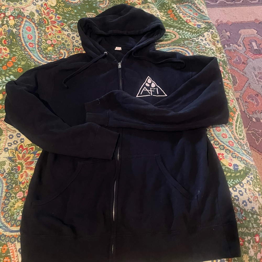 AFI “Blood Album” zippered Hoodie medium